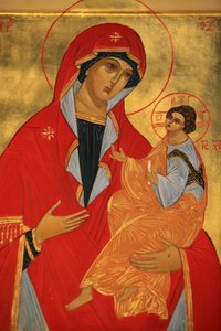 Ortodox ikon: Maria och Jesus Paris Frankrike av Unbekannt