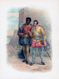 Othello och Iago, 1891 av Unbekannt