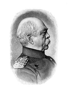 Otto von Bismarck, tysk statsman, 1885 av Unbekannt