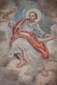 Our Lady of Assumption kyrka. Saint Luke Cordon Frankrike av Unbekannt