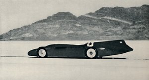 Över 300 miles i timmen på Salt Flats, Bonneville, Utah, 1937 av Unbekannt