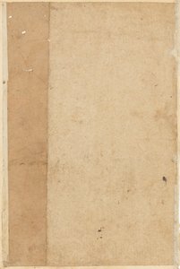 Sida från Tales of a Parrot Tuti-nama: tom sida, ca. 1560. av Unbekannt