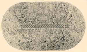Målning på taket i Hall of Justice, nr 1, 1907. av Unbekannt