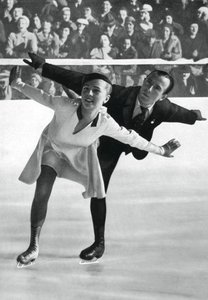 Konståkning i par, olympiska vinterspelen, Garmisch-Partenkirchen, Tyskland, 1936 av Unbekannt