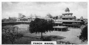 Panch Mahal, Fatehpur Sikri, Agra, Indien, 1925 av Unbekannt