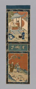 Panel för en skärm, Kina, Qingdynastin 1644-1911, 18751900. av Unbekannt