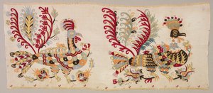 Panel, troligen från en kjol, 1800-tal. av Unbekannt