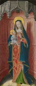 Paneler från högaltaret i Charterhouse of Saint-Honoré, Thuison-les-Abbeville: Virgin and... av Unbekannt