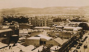 Panorama över Adelaide och kullarna, södra Australien, sent 1800-tidigt 1900-tal av Unbekannt