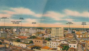 Panorama över Barranquillas centrala sektor, c1940-talet av Unbekannt