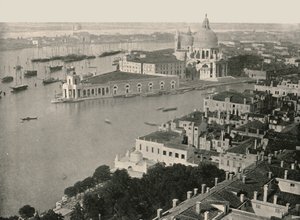 Panorama över staden Venedig, Italien, 1895. av Unbekannt