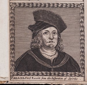 Paracelsus Från: The order of the Inspirati, 1659 av Unbekannt