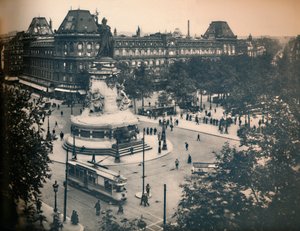 Paris. - Republikens torg. -LL, c1910. av Unbekannt