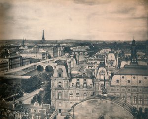 Paris. - Panorama över de åtta broarna. -LL, c1910. av Unbekannt