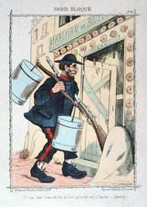 Paris belägrade, 1870-1871. av Unbekannt