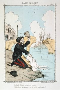 Paris belägrade, 1870-1871 av Unbekannt