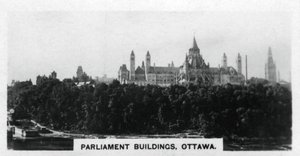 Parlamentsbyggnader, Ottawa, Kanada, c1920-talet av Unbekannt