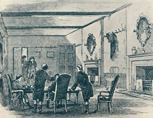 Parlor of the Three Crowns Inn, Lichfield, 1907 av Unbekannt