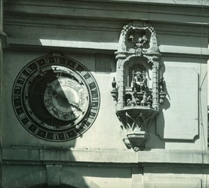 Del av Clock - Bern - 1887. av Unbekannt
