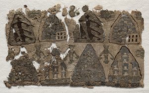 Del av en relikvieväska, 1250-1299. av Unbekannt
