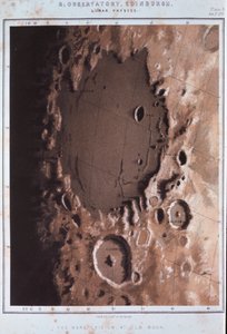 En del av månens yta, 1857 av Unbekannt