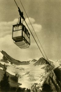 Patscherkofelbahn, Innsbruck, Tyrolen, Österrike, c1935. av Unbekannt