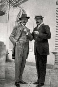 Paul Hervieu och Marcel Prevost, franska författare och dramatiker, 1905 av Unbekannt