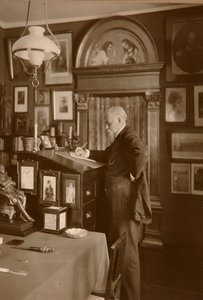 Pavel Shukovsky, rysk konstnär, på jobbet, tidigt 1900-tal av Unbekannt