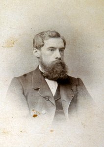 Pavel Tretyakov, rysk konstbeskyddare, samlare och gallerigrundare, 1865 av Unbekannt