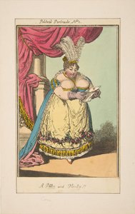 Peace Piece and Plenty Politiska porträtt nr 1, ca. 1820. av Unbekannt