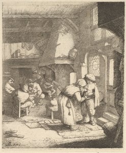 Bonde som betalade sin räkning, 1610-85. av Unbekannt