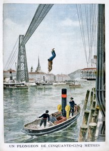Person störtar 55 meter från Portside, Rouen, 1901 av Unbekannt