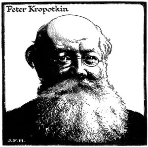 Peter Kropotkin, rysk anarkist, c1920 av Unbekannt