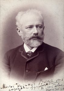 Peter Tjajkovskij, rysk kompositör, 1888 av Unbekannt