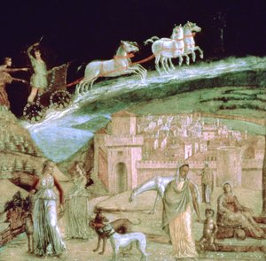 Phaeton i sin vagn, c1470-1536 av Unbekannt