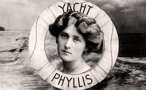 Phyllis Dare 1890-1975, engelsk skådespelerska, 1907 av Unbekannt