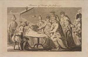 Bild av Europa för juli 1772, 1772 av Unbekannt