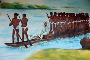 Pierre Savorgnan de Brazza målar Brazzaville Kongo av Unbekannt