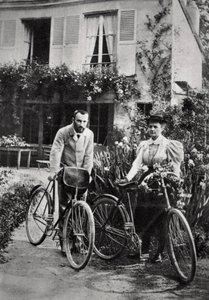 Pierre och Marie Curie, franska fysiker, 1906 av Unbekannt