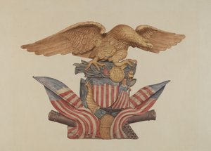 Pine Ornament Eagle, 19351942. av Unbekannt