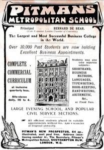 Pitmans Metropolitan School, 1906. av Unbekannt