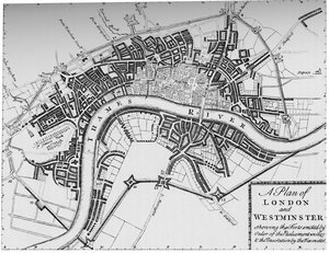 Plan över London och Westminster, 1749 1903 av Unbekannt