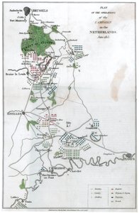 Plan för operationen av kampanjen i Nederländerna, juni 1815, 1816 av Unbekannt