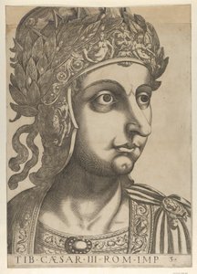 Plåt 3: Tiberius vände åt höger, från 