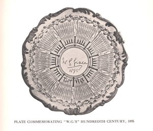 Skylt till minne av WG Graces hundratalet, 1895 1912 av Unbekannt