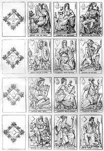 Franska republikens spelkort, 1790 1882-1884 av Unbekannt