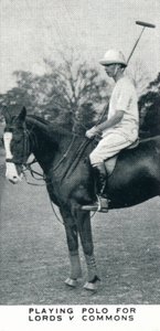 Spelar Polo för Lords v Commons, c1930 1937 av Unbekannt