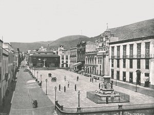 Plaza de la Candelaria, Santa Cruz de Tenerife, Kanarieöarna, Spanien, 1895. av Unbekannt