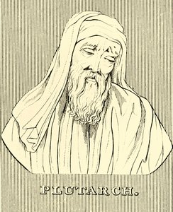 Plutarchus, c. AD46-c120, 1830. av Unbekannt