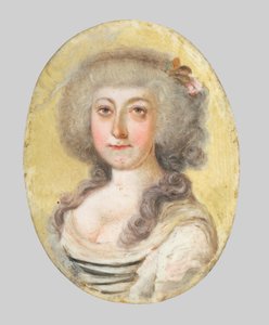 Porträtt av Anna Maria Sturmanova av Unbekannt